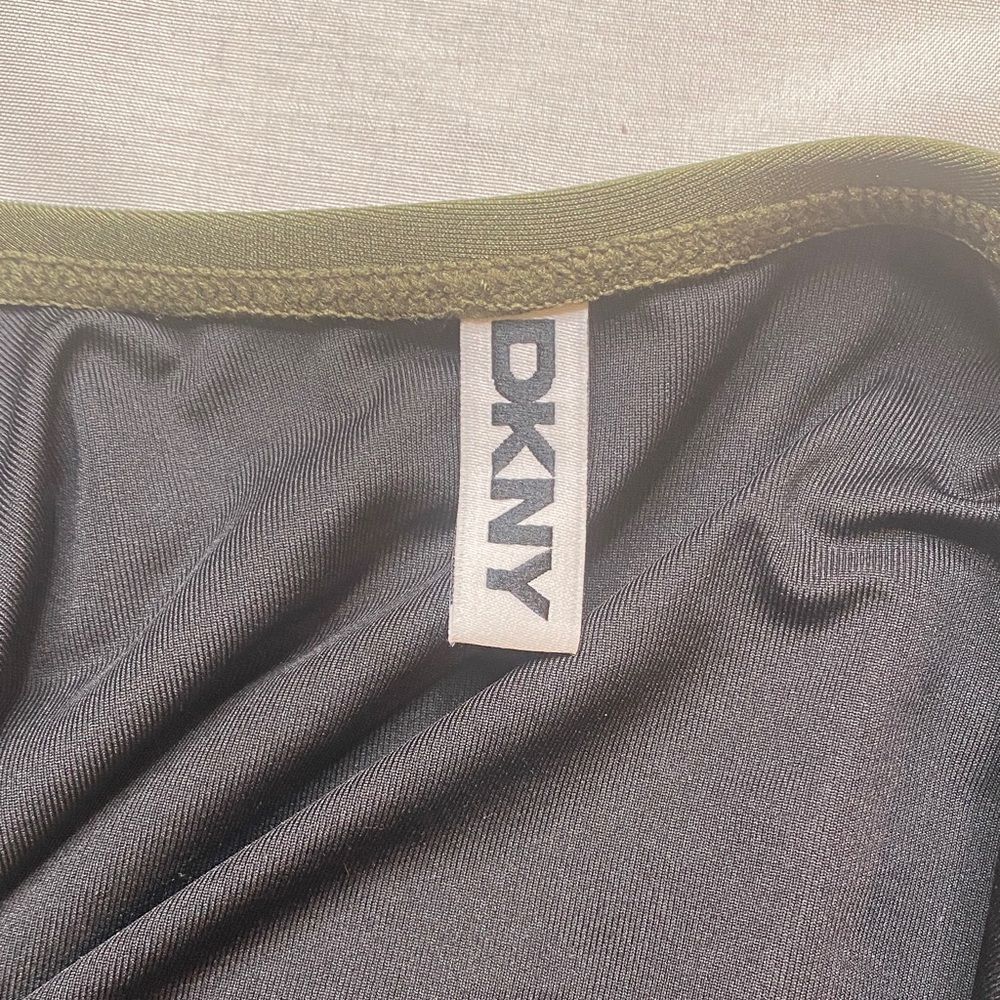 DKNY Women’s Olive Green One‎ Piece Swimsuit Size XXL - Picture 2 of 8